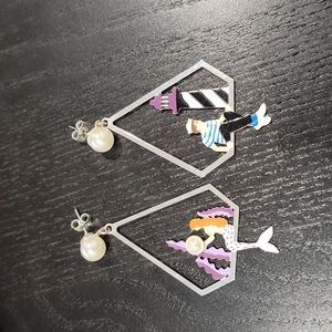 N2 Bijoux Creatifs Little Mermaid Ear Rings